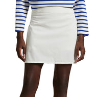 RLX Ralph Lauren Women's 17" Aim Pleated Back Golf Skort - Ceramic White