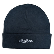 Malbon Script Beanie - Black