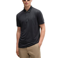 Boss Paddytech Stretch Jersey Polo Golf Shirt - Black