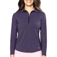 Golftini Women's Cool Girl Long Sleeve Golf Polo Shirt - Unstoppable