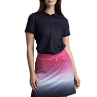 跨女子艾米·波罗高尔夫衬衫 - 海军