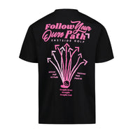 Eastside Golf Follow Your Own Path Tee - Black