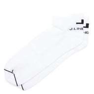 J.Lindeberg Spin 短高尔夫袜 - 白色