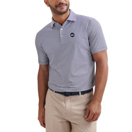 Peter Millar Hales Performance Jersey Golf Polo Shirt - Navy