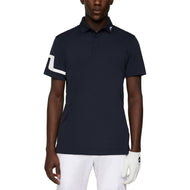 J.Lindeberg Heath Regular Fit Golf Polo Shirt - JL Navy