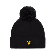 Lyle And Scott Merino Blend Beanie - Jet Black