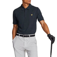 Lyle & Scott Golf Grid Polo Shirt - Dark Navy