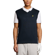 Lyle&Scott高尔夫V颈轻型背心 - 深海海军