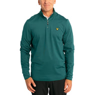 Lyle&Scott Tech 1/4 Zip Midlayer-高尔夫绿色