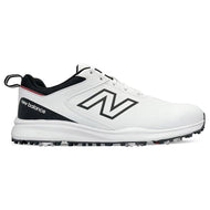 New Balance Advantage v2 Spiked Wide (2E) Golf Shoes - White/Black