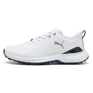 Puma Fusion Grip 6 Evo Spikeless Golf Shoes - Puma White/Puma Silver