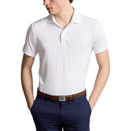 RLX Ralph Lauren Solid Airflow Performance Polo - Pure White