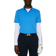 J.Lindeberg Tour Tech Regular Fit Golf Polo Shirt - Sonic Blue