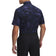 Under Armour Playoff 3.0 Printed Polo Golf Shirt - Midnight Navy/Downpour Grey
