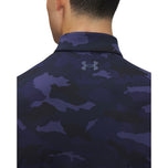 Under Armour Playoff 3.0 Printed Polo Golf Shirt - Midnight Navy/Downpour Grey