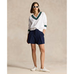 RLX Ralph Lauren Women's Performance Pleated Golf Shorts - Refined Navy