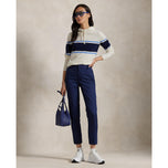 RLX RALPH LAUREN女子伸展斜纹5口袋高尔夫裤子 - 精制海军