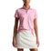 RLX Ralph Lauren 女式 Tour Pique 高尔夫 Polo 衫 - 浅粉色/陶瓷白/雾蓝色