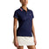 RLX Ralph Lauren Women's Tour Pique Golf Polo Shirt - Refined Navy/Ceramic White/Hot Pink