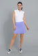 IBKUL Women's Solid A-Line 17.5" Golf Skort - Lavender