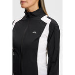 J.Lindeberg Women's Brooks Zip Packable Golf Jacket - Black