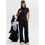 J.Lindeberg Women's Tour Tech Golf Polo Shirt - Black