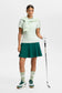 J.Lindeberg 女式 Tour Tech 高尔夫 Polo 衫 - 淡绿色