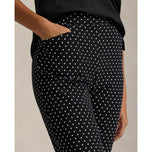 RLX Ralph Lauren Women's Eagle Stretch Twill Golf Pants - Polo Black Polka Dot