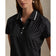 RLX Ralph Lauren Women's Printed Lightweight Airflow Golf Shirt - Polo Black Polka Dot