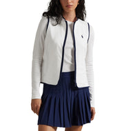 RLX Ralph Lauren女子技术Terry高尔夫背心 - 陶瓷白/精制海军