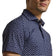 RLX Ralph Lauren 印花轻质气流高尔夫 Polo 衫 - 精致海军蓝链接装饰