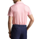 RLX Ralph Lauren 印花轻质气流高尔夫 Polo 衫 - 卡梅尔粉玉兰钻石