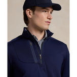 RLX Ralph Lauren Lux Perf Perf Half Zip套头衫 - 精制海军