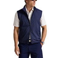 RLX Ralph Lauren Tech Terry Full Zip Golf Vest - Refined Navy