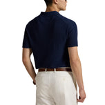RLX Ralph Lauren Cotton-Linen Blend Golf Shirt- Refined Navy