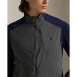 RLX Ralph Lauren包装互锁高尔夫背心 - 精制海军/木炭灰色