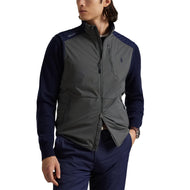 RLX Ralph Lauren Packable Interlock Golf Vest - Refined Navy/Charcoal Grey