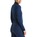 Rohnisch女子Addy Long Sleeve高尔夫衬衫 - 海军