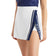 Malbon Women's Baseline Golf Skort - White
