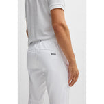 BOSS Phoenix Regular Fit Golf Pants - White