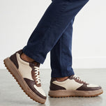 Cole Haan GrandProø Crossover 防水宽幅高尔夫球鞋 - 象牙色/马德拉色