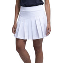 Cross Women's Solid Pleat Golf Skort - White