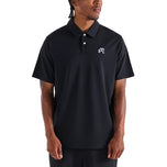 Malbon Fairway Golf Polo Shirt - Black