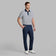 G/Fore Feeder Stripe Fine Tech Jersey Golf Polo Shirt - Twilight