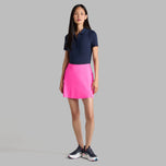 G/Fore Women's Ribbed Tech Nylon Golf Polo Shirt - Twilight