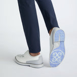 G/Fore Leather Brogue Tuxedo Golf Shoes - Snow/Nimbus