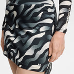 J.Lindeberg Women's Amy Printed Golf Skirt - Bunker Fade Black Moonbeam