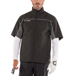 Galvin Green Air Waterproof Short Sleeve Golf Jacket - Black/Forged Iron