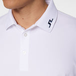J.Lindeberg Heath Regular Fit Golf Polo Shirt - White