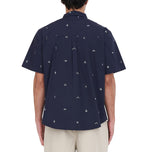 Huffer All Day OG Button Down Golf Shirt - Navy